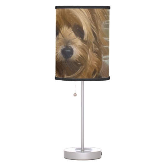 Yorkshire Terrier Table Lamp (Right)