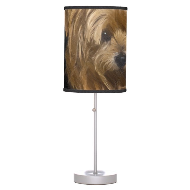 Yorkshire Terrier Table Lamp (Front)