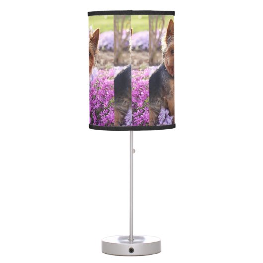 Yorkshire Terrier Table Lamp (Back)