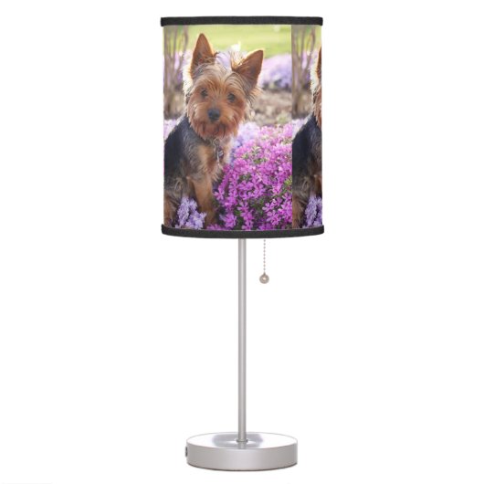 Yorkshire Terrier Table Lamp (Left)