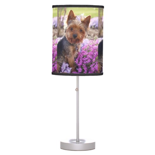 Yorkshire Terrier Table Lamp (Front)