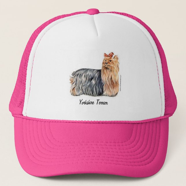 Yorkshire Terrier Trucker Hat (Front)