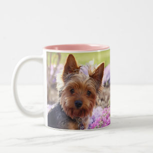Yorkshire Terrier Two-Tone Coffee Mug