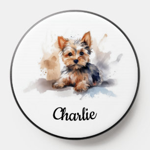 Yorkshire Terrier Watercolor PopSocket