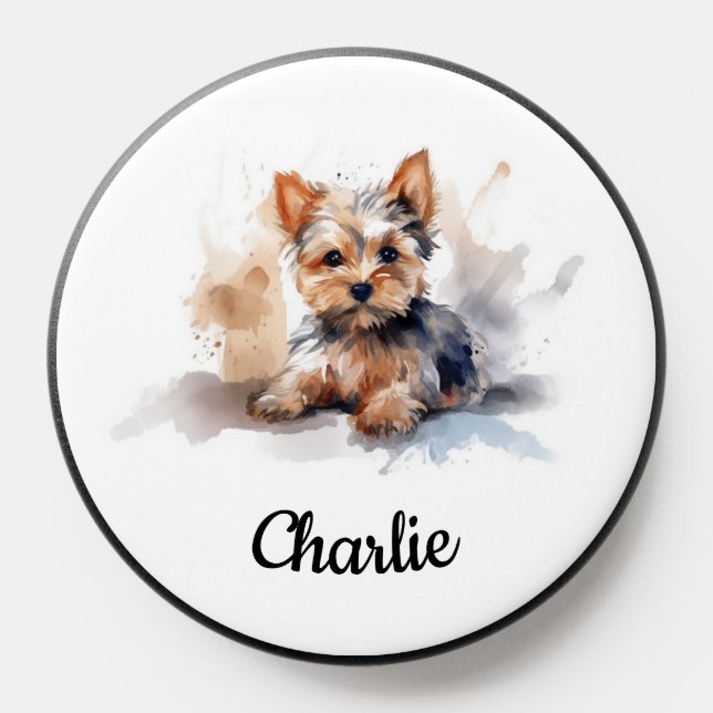 Yorkshire Terrier Watercolor PopSocket (Popsocket)