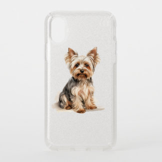 Yorkshire Terrier watercolor print Yorkie dog art  Speck iPhone XS Case