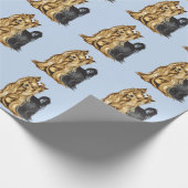 yorkshire terrier wrapping paper (Corner)