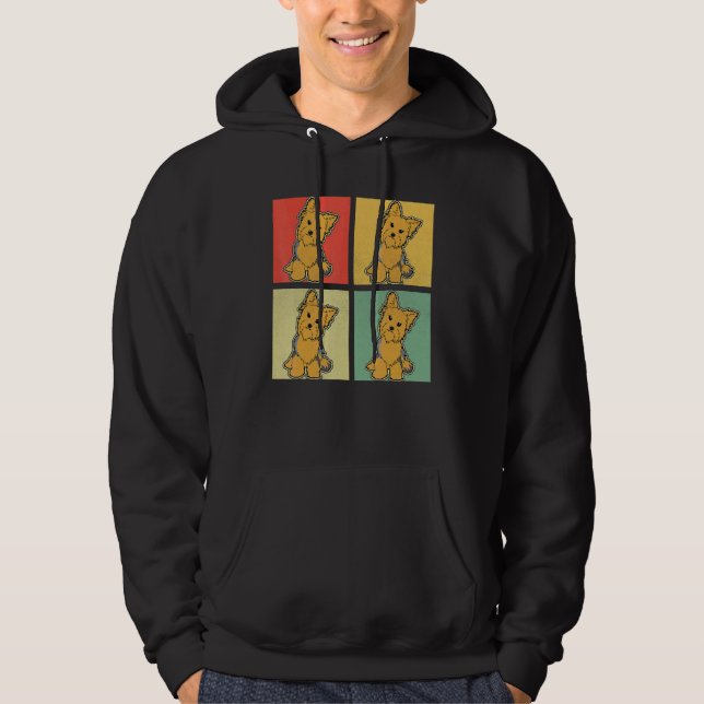 Yorkshire Terrier Yorkie Dog Breeders Dog Owner Sa Hoodie (Front)
