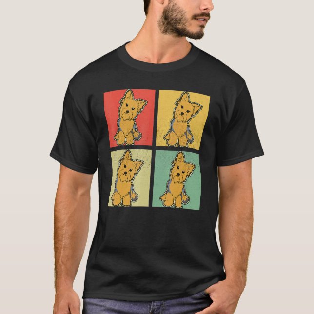 Yorkshire Terrier Yorkie Dog Breeders Dog Owner Sa T-Shirt (Front)