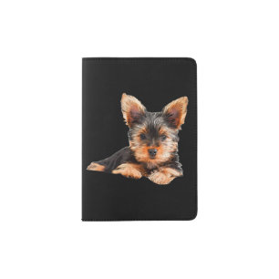 Yorkshire terrier Yorkie Puppy Dog Passport Holder