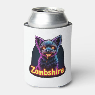 Yorkshire Terrier Yorkie Zombie Dog Halloween Over Can Cooler