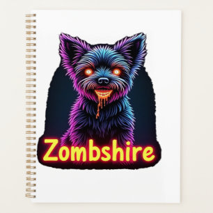 Yorkshire Terrier Yorkie Zombie Dog Halloween Over Planner