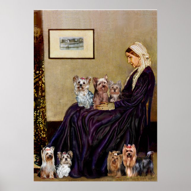 Yorkshire Terriers (7) - Whistlers Mother Poster (Front)