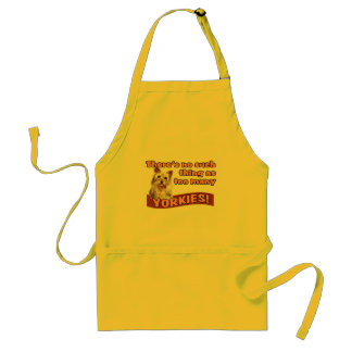YORKSHIRE TERRIERS ADULT APRON