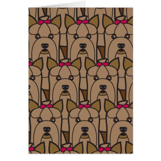 Yorkshire Terriers Cards (Front)