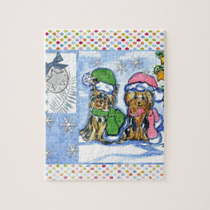 YORKSHIRE TERRIERS JIGSAW PUZZLE