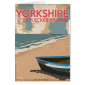 Yorkshire Vintage Railway Travel Poster (Front)