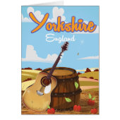 Yorkshire vintage travel poster (Front)