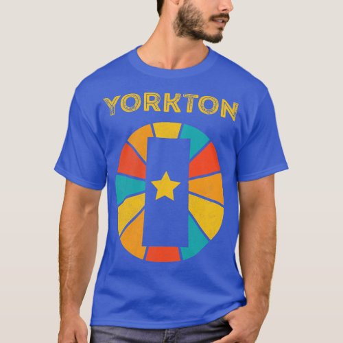 Yorkton Saskatchewan Canada Vintage Distressed Sou T_Shirt