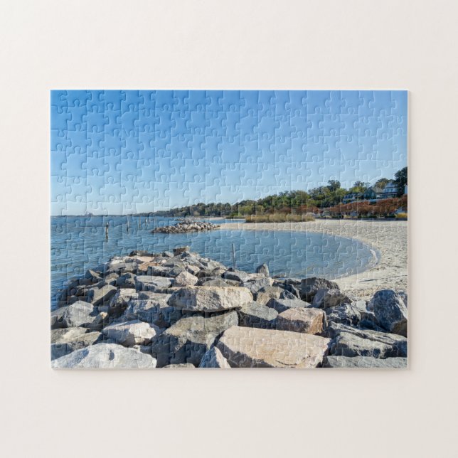 Yorktown Beach in Virginia Jigsaw Puzzle (Horizontal)