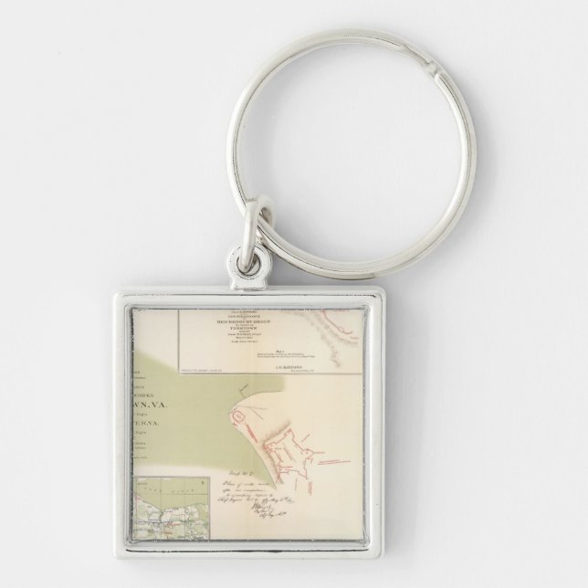 Yorktown, Gloucester, Va Keychain (Front)