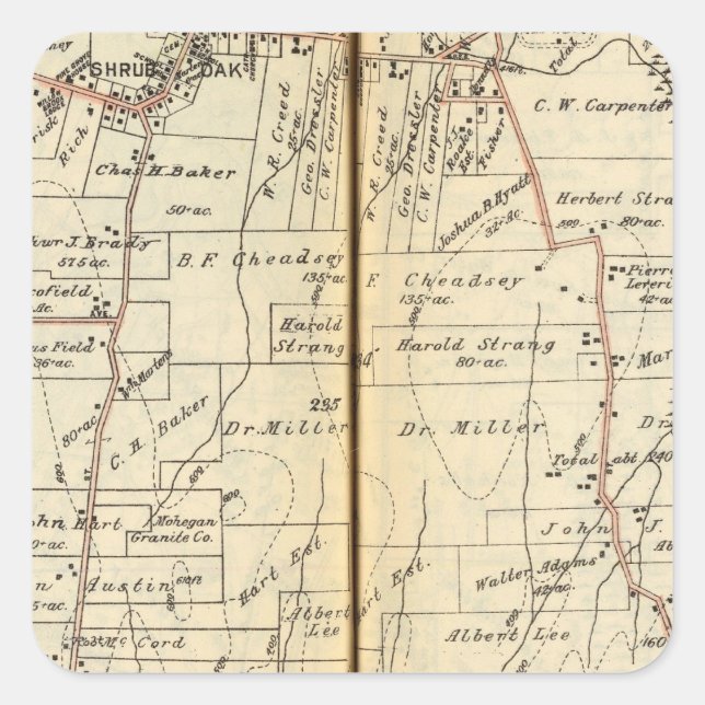 Yorktown, New York 4 Square Sticker (Front)