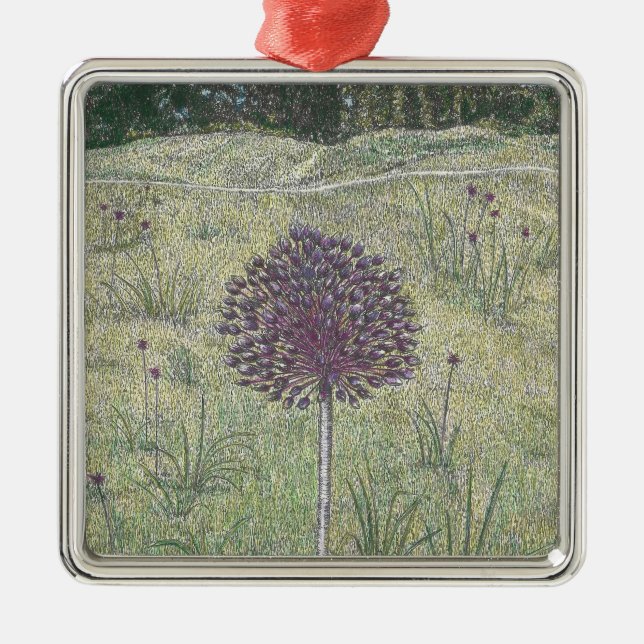 Yorktown Onion Metal Ornament (Front)