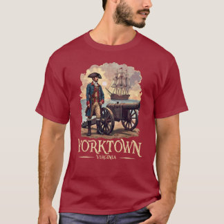 Yorktown Virginia Colonial Soldier Vintage T-Shirt