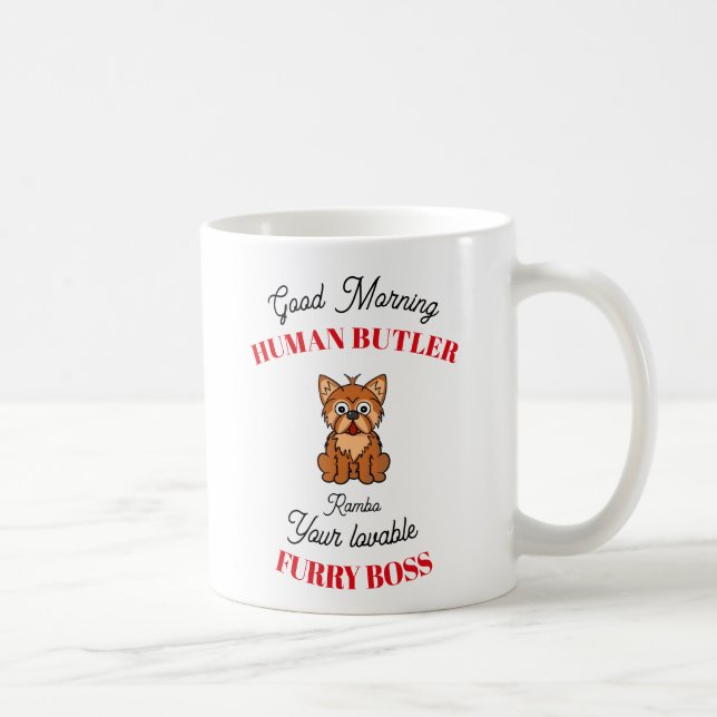 Yorky Customizable Yorky  Coffee Mug (Right)