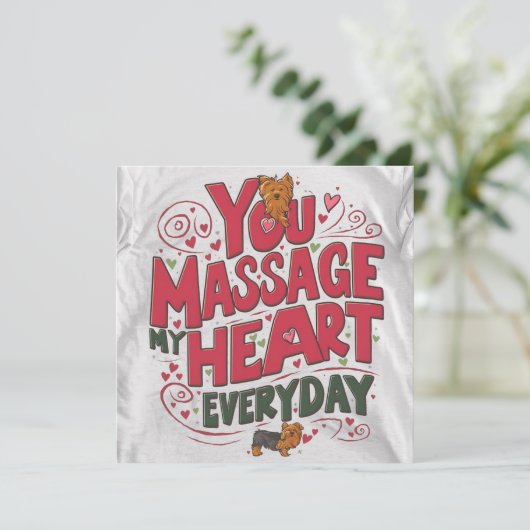 Yorky heart massage  (Standing Front)