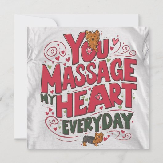 Yorky heart massage  (Front)