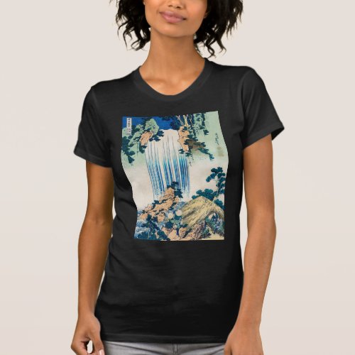 Yoro Waterfall in Mino Province by Katsushika Hoku T_Shirt