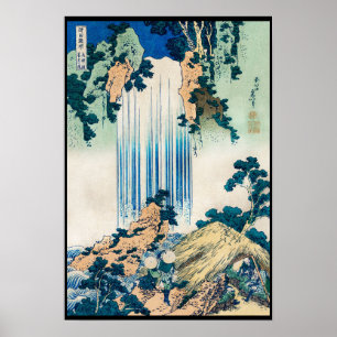 Yoro Waterfall in Mino Province Hokusai Katsushika Poster