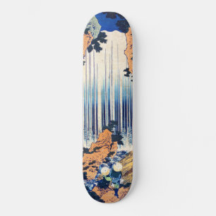 Yoro Waterfall in Mino Province Hokusai Katsushika Skateboard