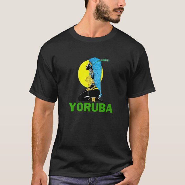 Yoruba Girl Cute Nigerian Girl Of Nigeria T-Shirt (Front)