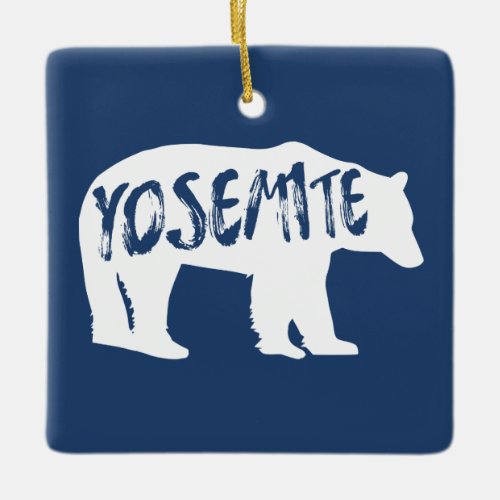 Yosemite Bear Ceramic Ornament