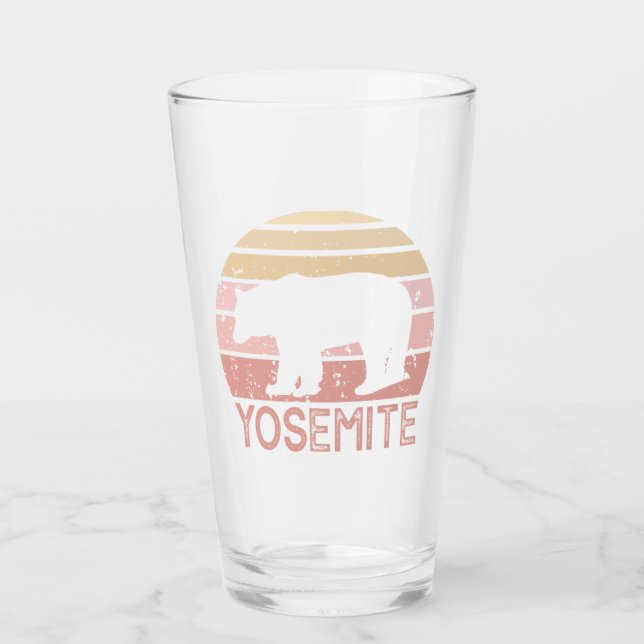 Yosemite Bear Glass (Front)