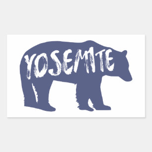 Yosemite Bear Rectangular Sticker