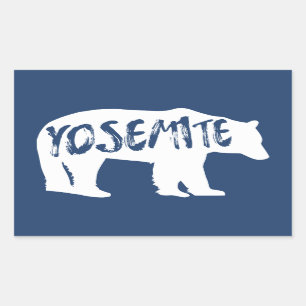 Yosemite Bear Rectangular Sticker