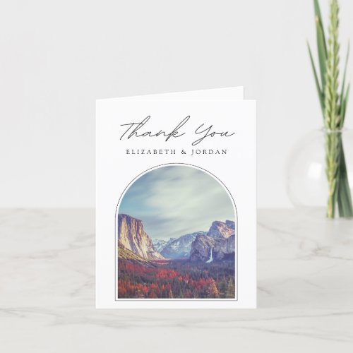 Yosemite Blank Thank You Card