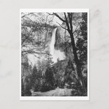 Yosemite Bridal Veil Falls Vintage California Postcard by fotoshoppe at Zazzle