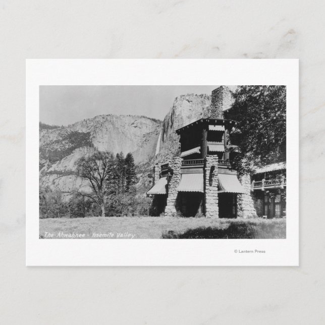 Yosemite, CA - The Ahwahnee Lodge and Valley Postcard (Front)