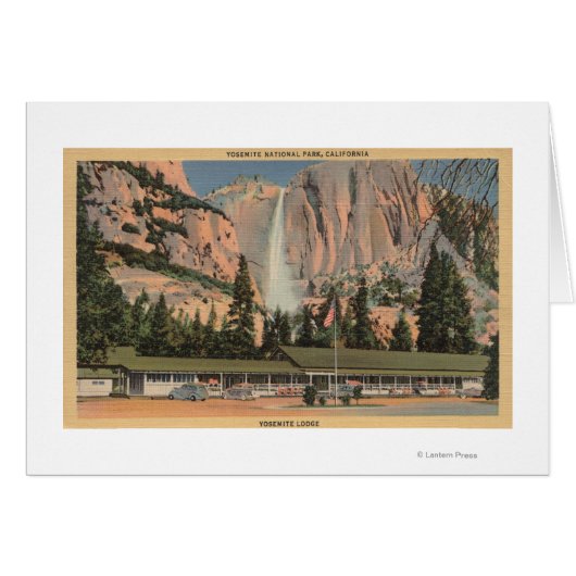 Yosemite, CA view of Yosemite Lodge and Falls (Front Horizontal)