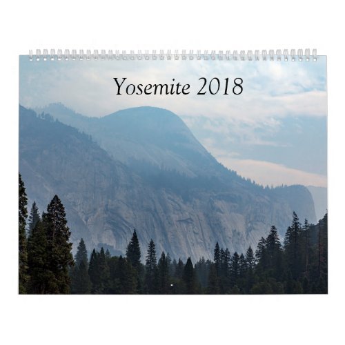 Yosemite Calendar