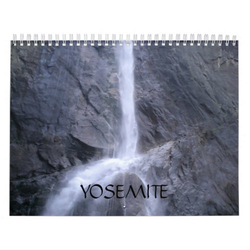 Yosemite Calendar