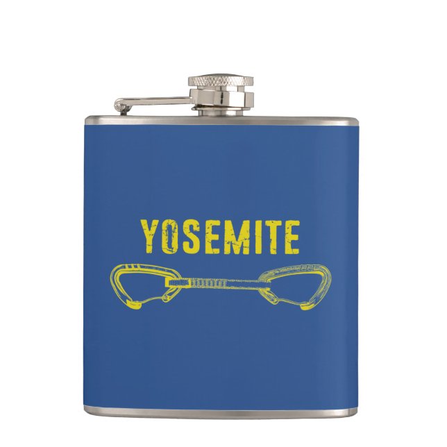 Yosemite Climbing Quickdraw Flask (Front)