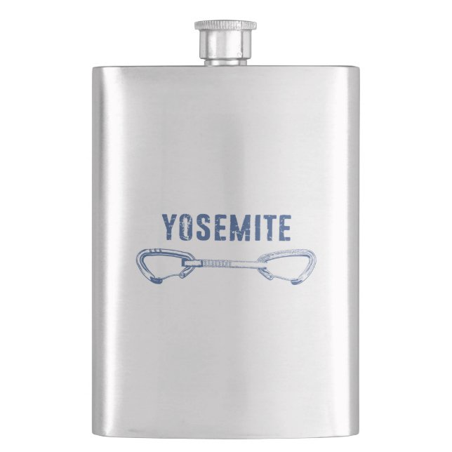 Yosemite Climbing Quickdraw Flask (Front)