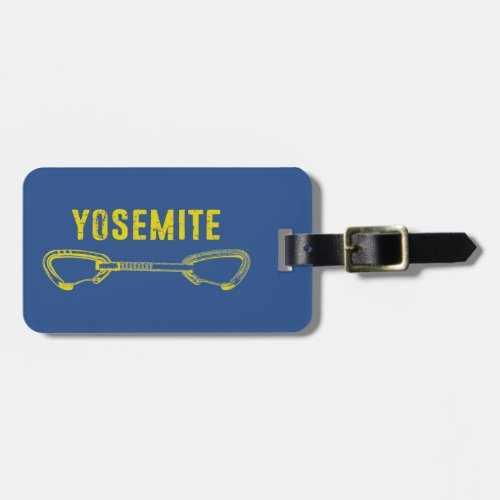 Yosemite Climbing Quickdraw Luggage Tag