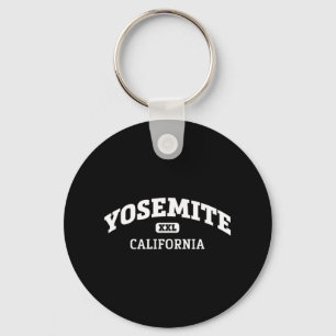 Yosemite College Style Rock Climbing Area Design  Keychain