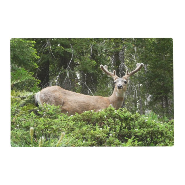 Yosemite Deer Nature Photography Placemat (Front)